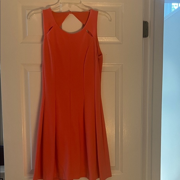 Elle Dresses & Skirts - Elegant Coral Sleeveless Dress
